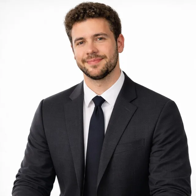 Corporate AI avatar style example