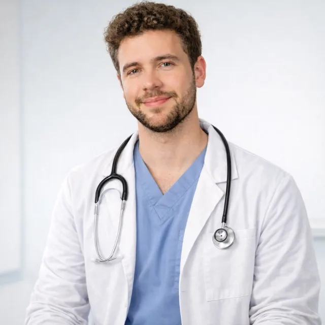 Medical AI avatar style example